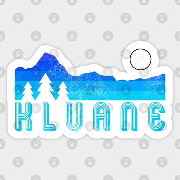 Kluane national park retro vintage Sticker by hardy 